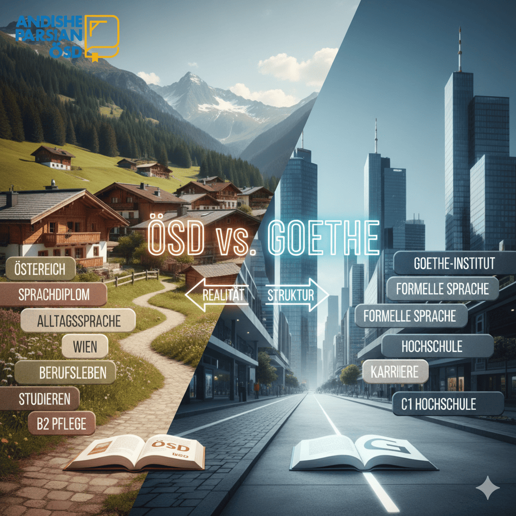 تفاوت ÖSD و Goethe